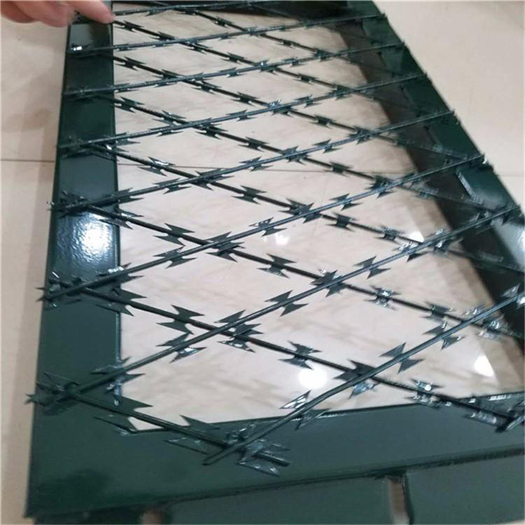 監獄刀片鋼網墻圖片3